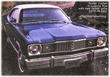 Year by year history and photos of the Chrysler Plymouth Valiant Duster
