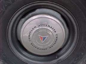 Chrysler Australia hubcap