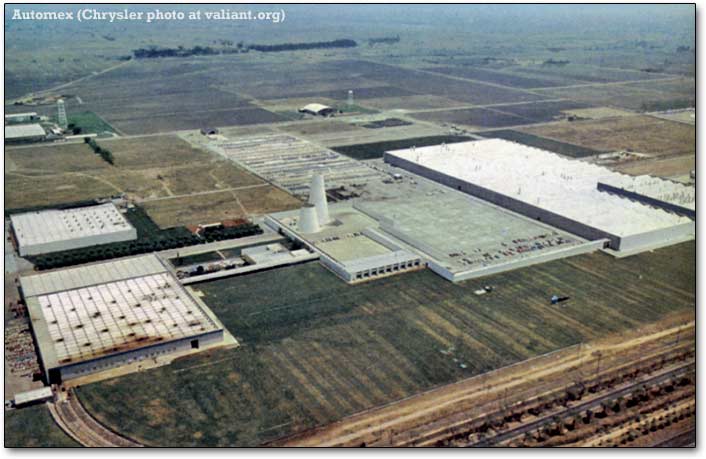 Automex Chrysler assembly plant in Mexico