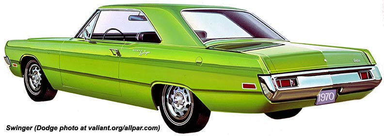 Dodge Dart the Plymouth Valiant knockoff