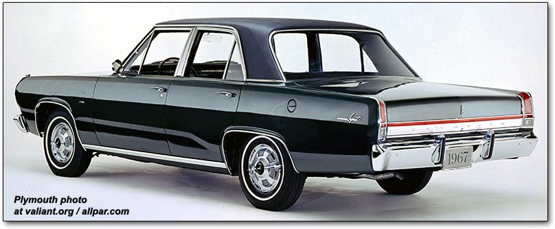 The 1967 Plymouth Valiant Dodge Dart and Plymouth Barracuda cars