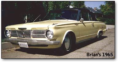 1965 Valiant ragtop