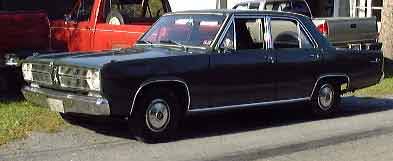 1967 Valiant 200 slant six car