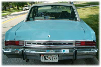 1974 plymouth valiant rear