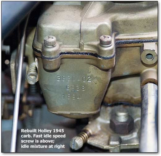 holley 1945 carburetor
