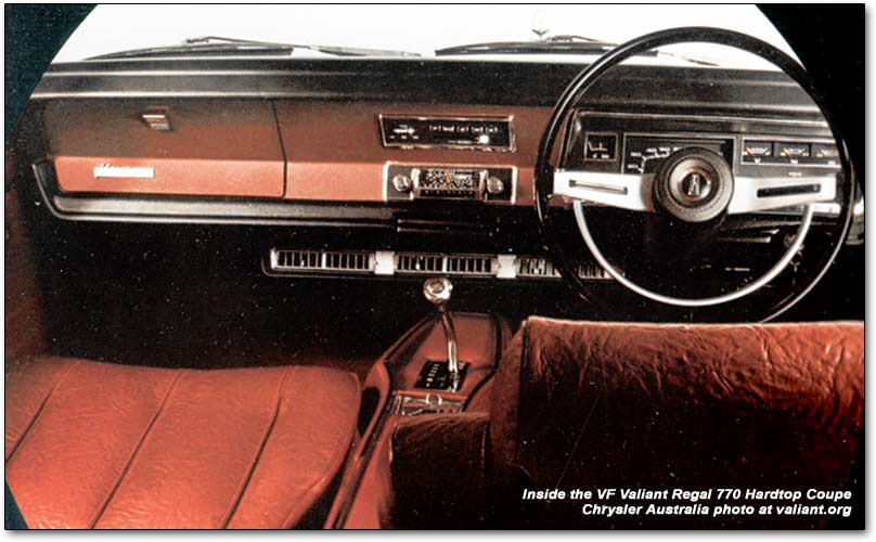 Regal 770 interior