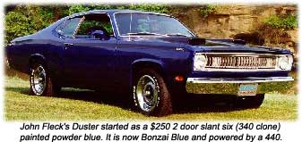 John Fleck's Plymouth Duster 440